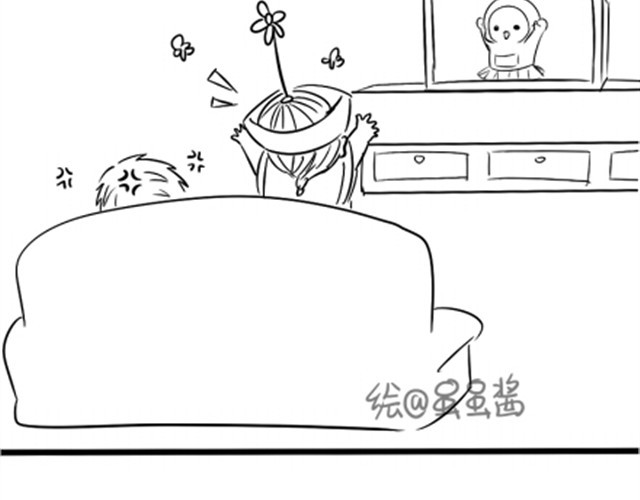 诶？捡到一个小僵尸（第1季） 第2话 小僵尸喜欢天线宝宝 第15页
