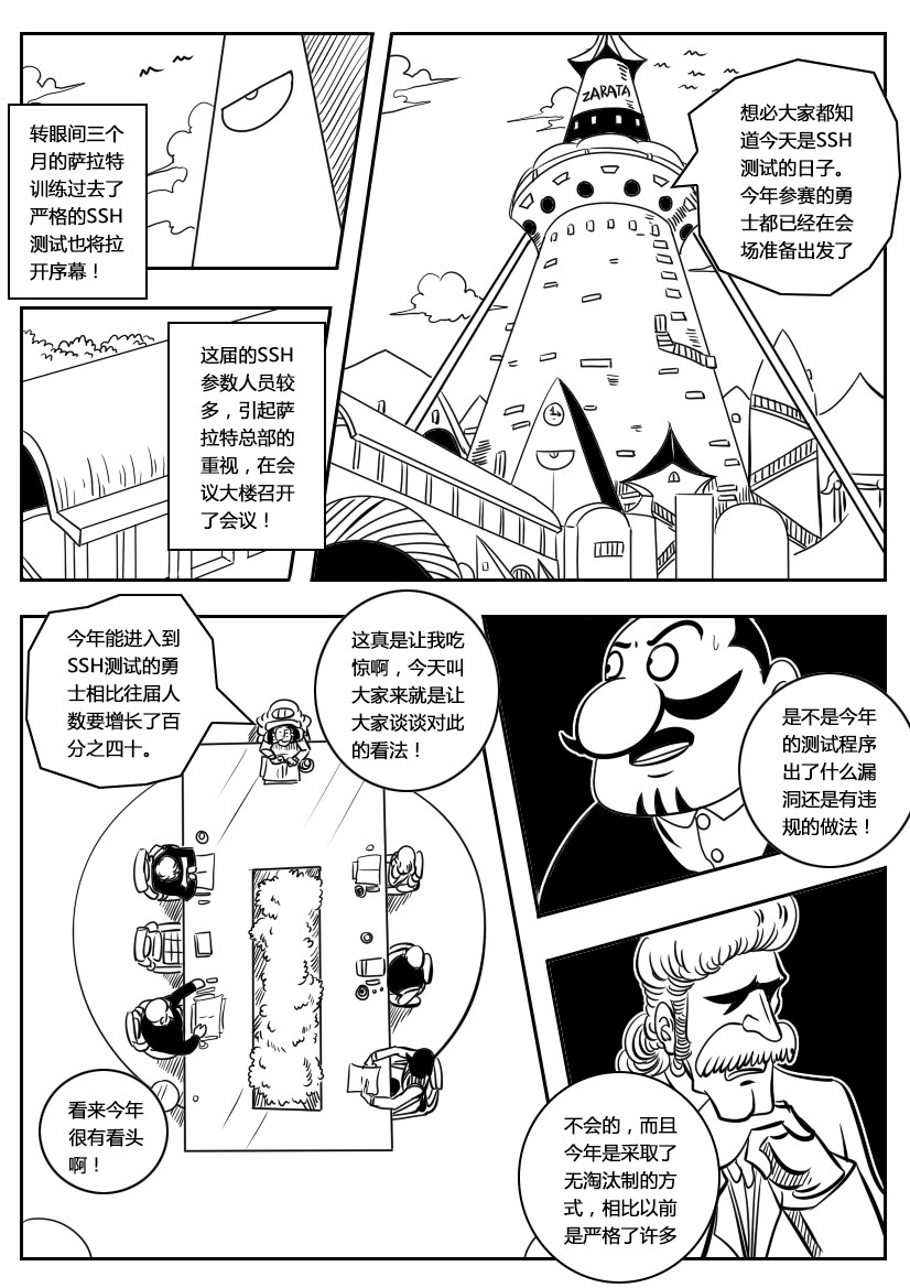 全能勇士 第9话 SSH晋级测试 第1页