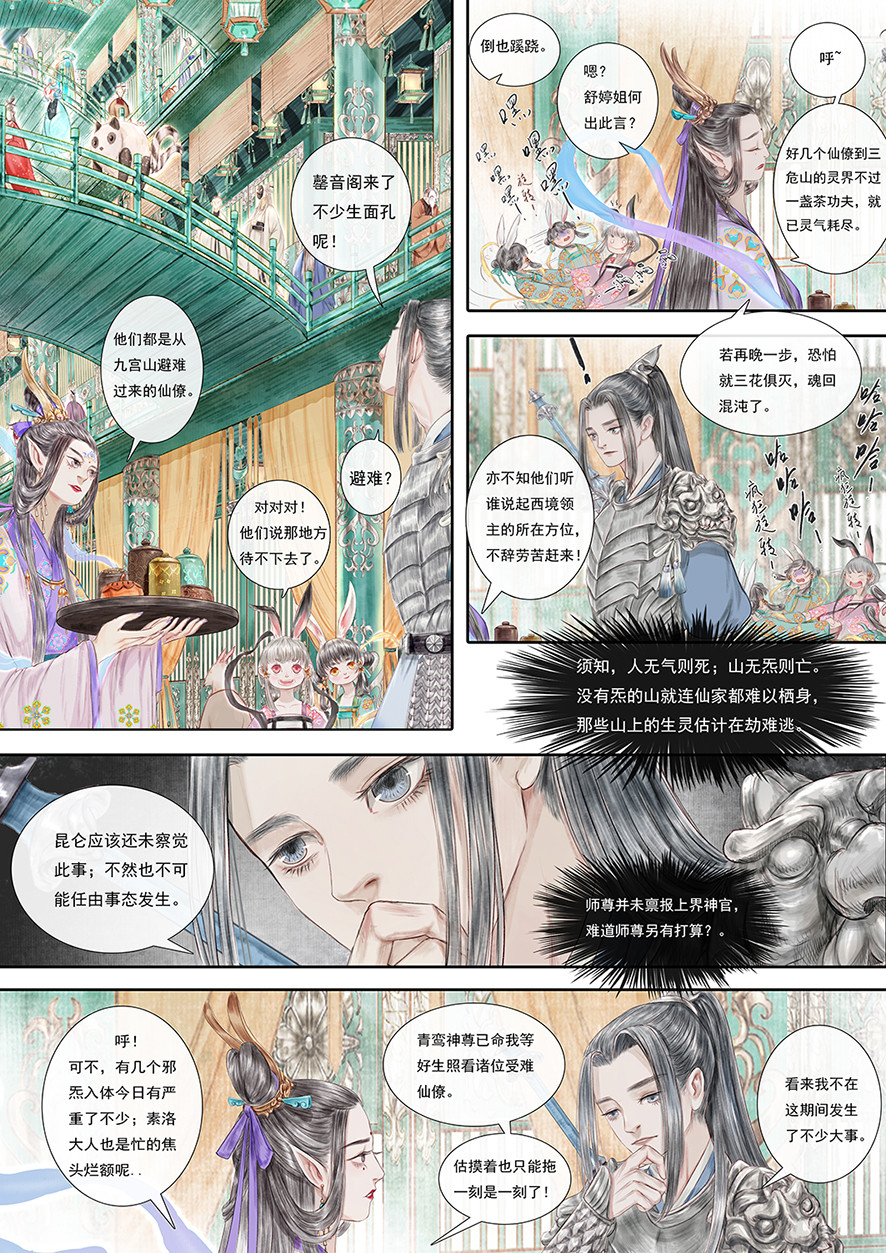 《鸟灵》 灵山遇故人，大殿承灵引 佳节踏归途，瑶山恐生变 第10页