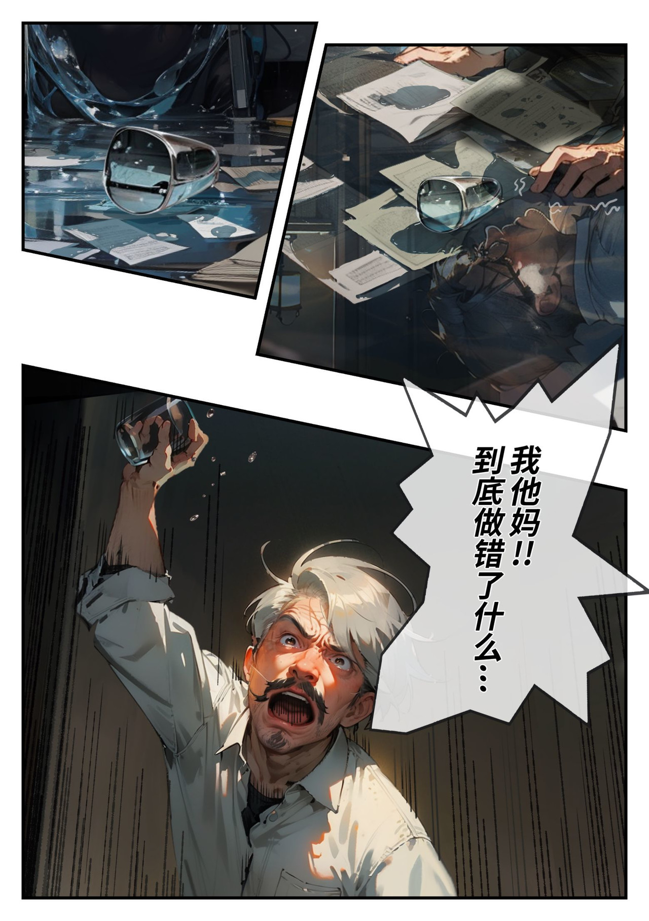 时之少女 1/2《思考》 崩溃的老男人 第3页