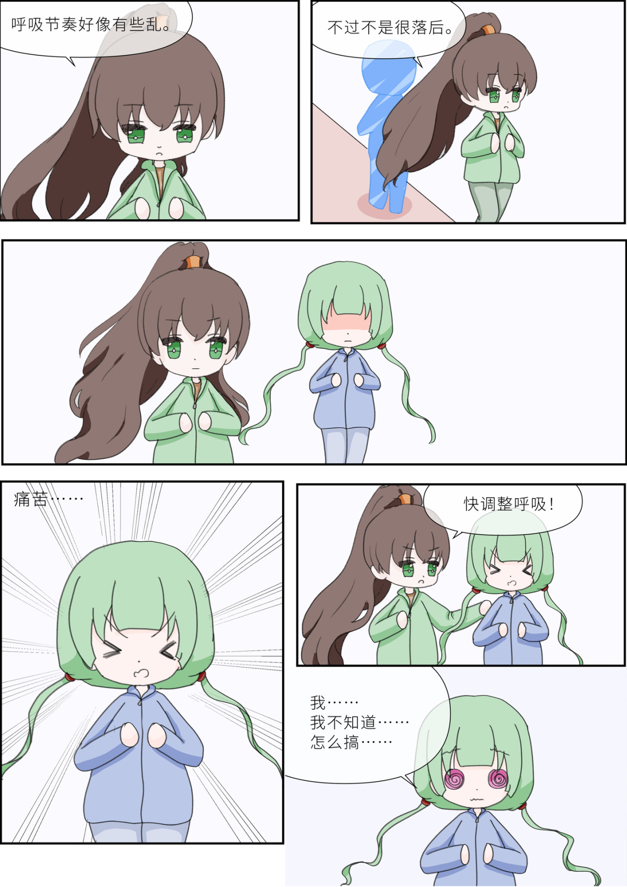 《女大学生无聊日常》 第三话-体能测试 第6页